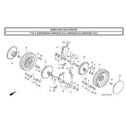 Gear 12-tadnen Honda 42661-VE2-800