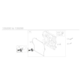 Oliekeerring BRIGGS & STRATTON 495307