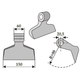 Hamerklepel RM-1-20