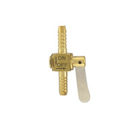 Benzinhahn mit Metallleitung und Ein- und Ausgängen Ø: 5mm