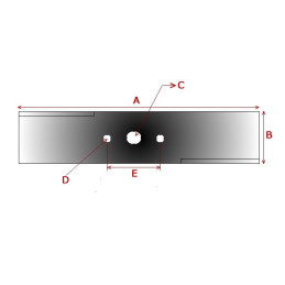 Rasenmahermesser MTD 742-0222