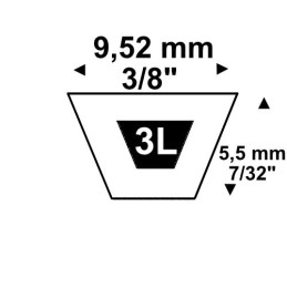 V-snaar 3L340